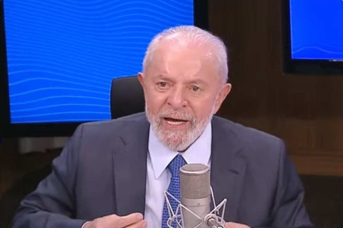 Presidente Lula em entrevista ao programa Bom dia Presidente nesta terÃ§a-feira (7/5)  -  (crédito: Reprodução/Canal Gov)