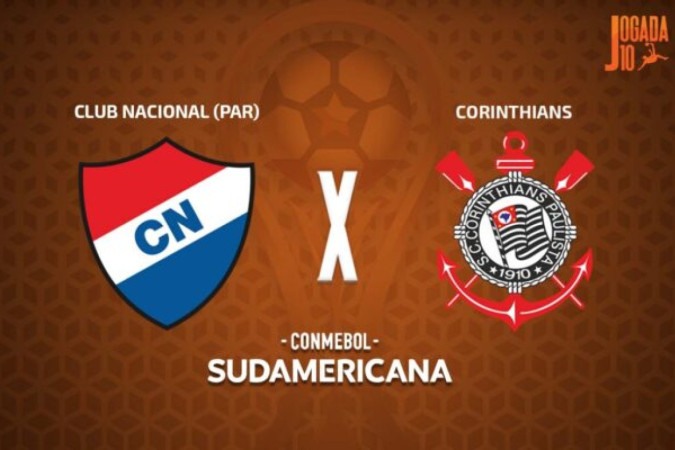 Nacional-PAR x Corinthians -  (crédito: Foto: Arte Jogada10)