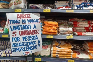 O Estado de Minas flagrou a situação em uma loja do Grajaú, na Região Oeste -  (crédito: ALESSANDRA MELO/EM/REPRODUÇÃO)