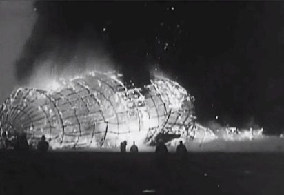 A maior catástrofe aérea da história envolvendo um dirigível, que ficou conhecida como o Desastre do Hindenburg, completou 87 anos no dia 6 de maio de 2024. Relembre agora essa história impressionante! -  (crédito: Reprodução de vídeo - Wikimédia Commons)