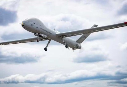 Drone RQ-900 estava sendo utilizado para localizar vítimas no Rio Grande do Sul
 -  (crédito: Divulgação/FAB)
