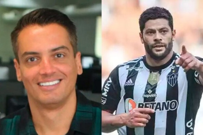 Léo Dias precisou se desculpar após informação falsa  -  (crédito: Foto: Reprodução e Pedro Souza / Atlético)