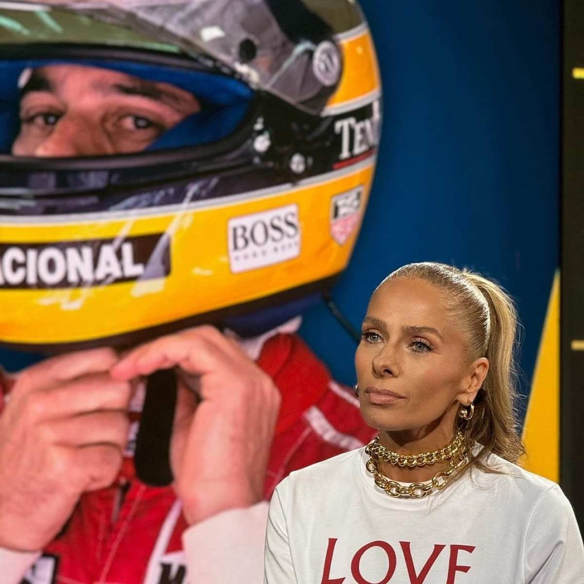 Família de Ayrton Senna faz exigência à Netflix contra Adriane Galisteu