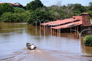 Em março, 438 famílias ficaram desabrigadas durante as cheias dos rios no Maranhão.  -  (crédito: Reprodução/X/Governo do Maranhão)