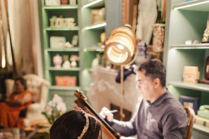 Pinturas ao vivo no casamento de Jéssica e Tiago