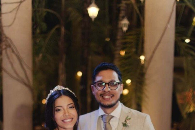 Caricaturas no casamento de Jéssica e Tiago