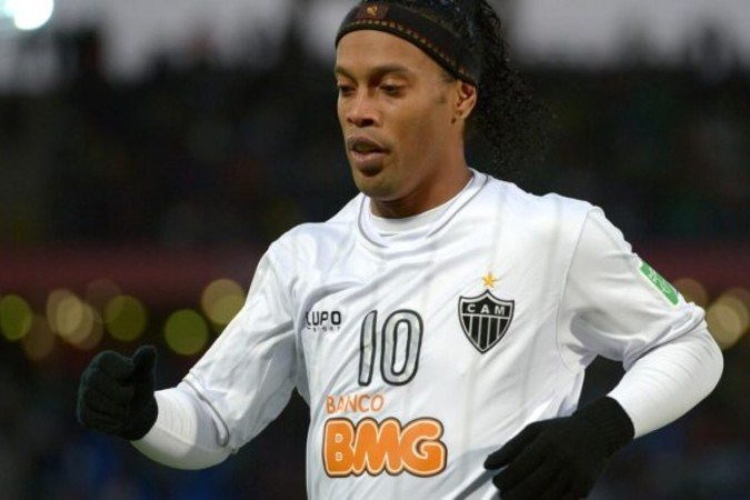 Ronaldinho atuou no Galo de 2012 a 2014  -  (crédito: Guillermo Legaria/AFP via Getty Images)