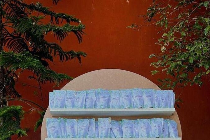 Painel de pipocas no casamento de Jéssica e Tiago