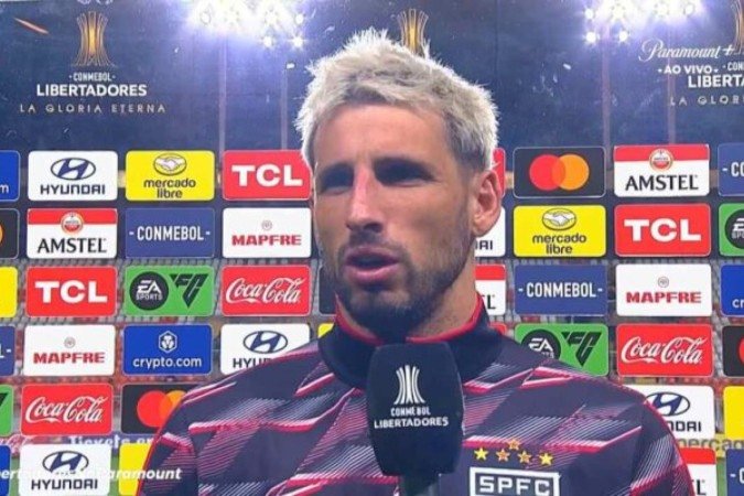 Calleri tem sete gols em 19 partidas no ano - (crédito: Foto: Reprodução/Paramount+) Calleri tem sete gols em 19 partidas no ano - (crédito: Foto: Reprodução/Paramount+)