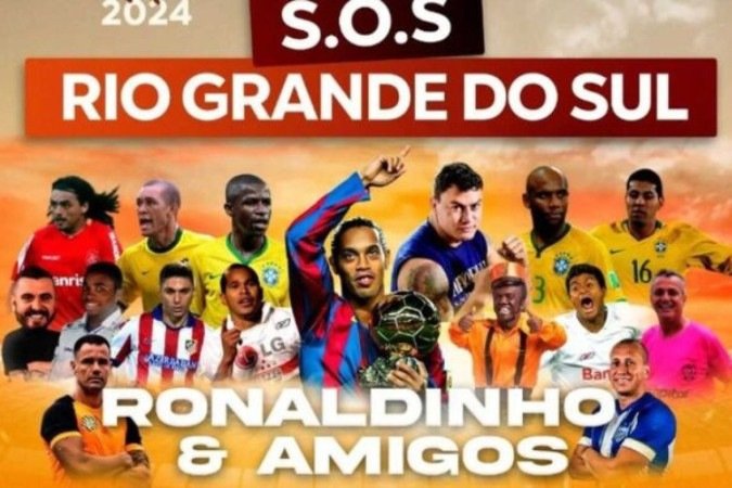 Ronaldinho fez anúncio pelas redes sociais - (crédito: Reprodução/Instagram) Ronaldinho fez anúncio pelas redes sociais - (crédito: Reprodução/Instagram)
