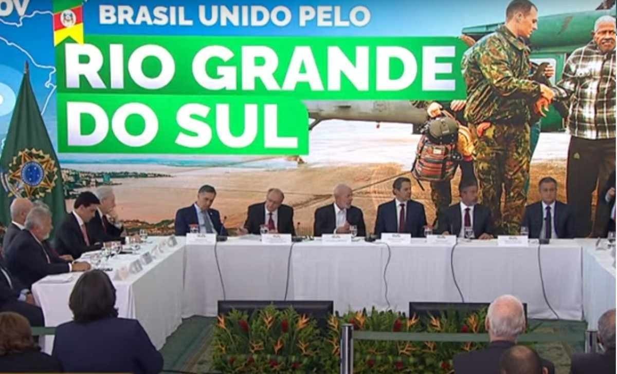 Lula anuncia liberação de R$ 51 bilhões para enfrentar crise do RS