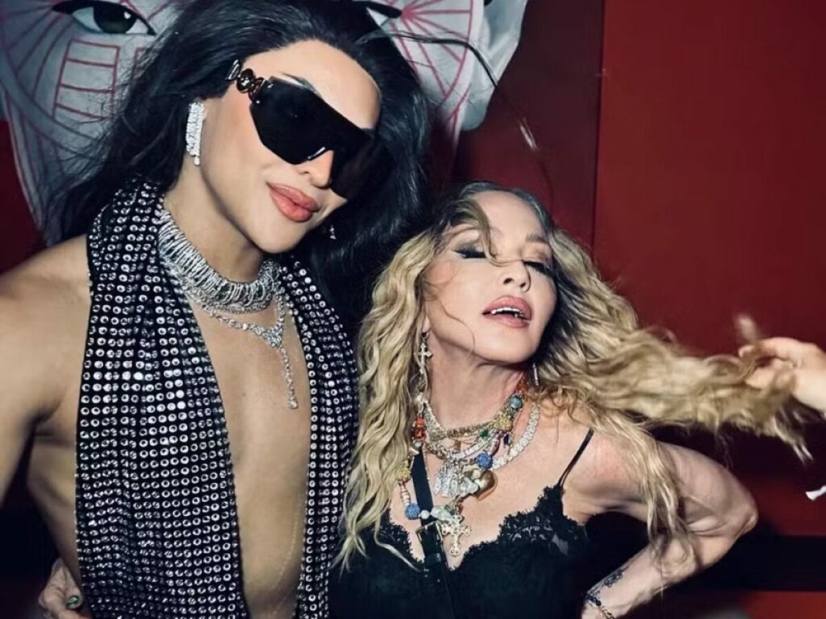 Madonna posta fotos no Brasil com Pabllo Vittar e fãs reclamam de ausência de Anitta