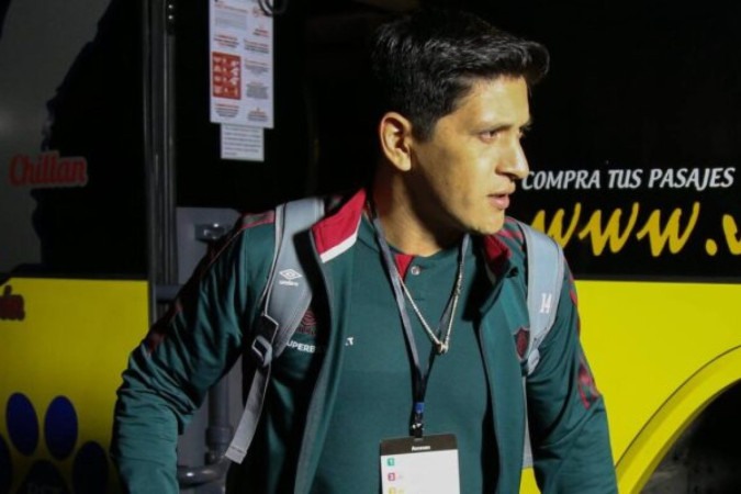 Germán Cano acredita que Fluminense soube sofrer para sair com os três pontos -  (crédito: Foto: MARCELO GONÇALVES / FLUMINENSE FC)