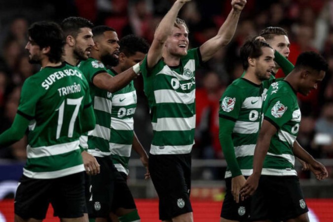 Sporting conquistou o vigésimo título português de sua história -  (crédito: Foto: Divulgação/Sporting CP)