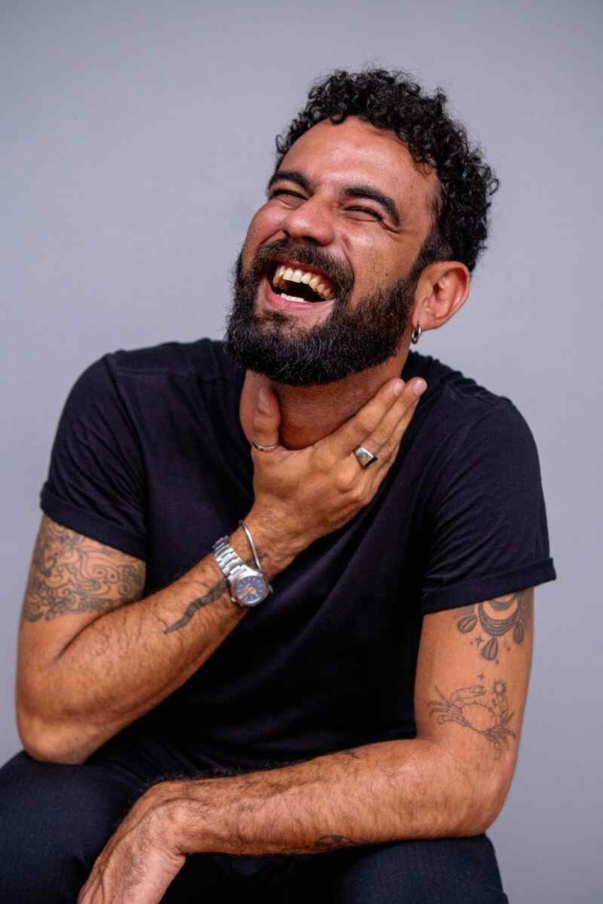 Igor Fortunato, ator de No Rancho Fundo