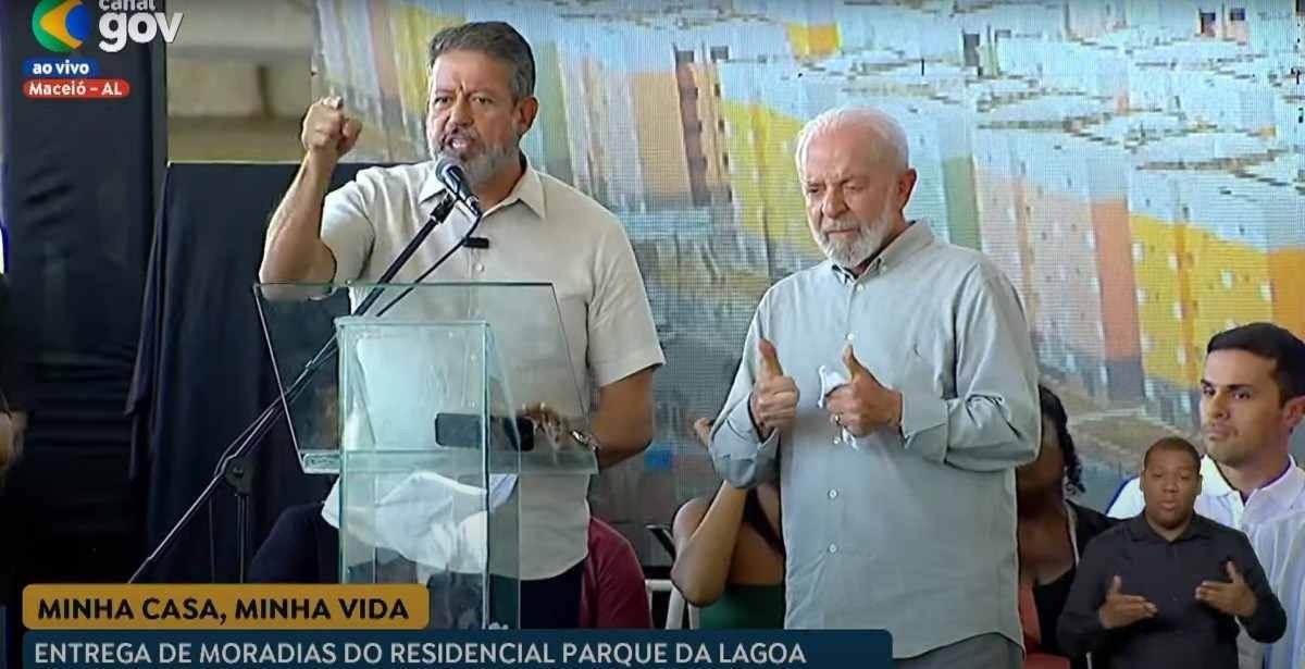 Lira é vaiado novamente em evento junto a Lula em Alagoas