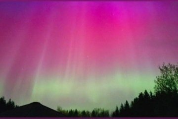 Aurora Boreal pode se tornar mais comum e intensa em diversos pontos do Planeta Terra -  (crédito: Wellington Fonseca)