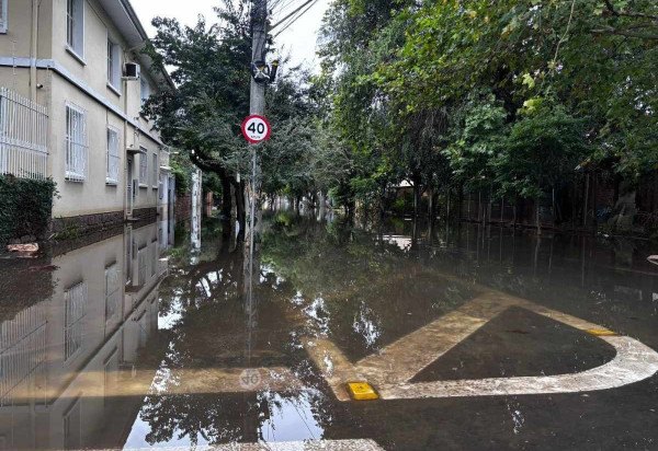  RS - Chuvas - Enchente em Portalegre  Rio Grande do Sul -  (crédito:  Henrique Lessa/DAPress)
