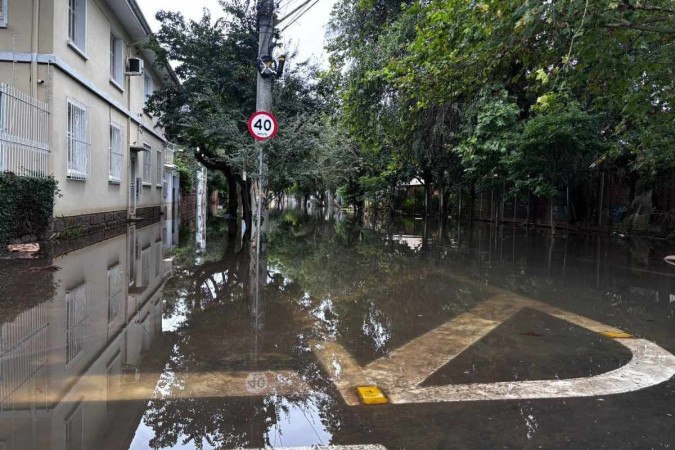  RS - Chuvas - Enchente em Portalegre  Rio Grande do Sul -  (crédito:  Henrique Lessa/DAPress)