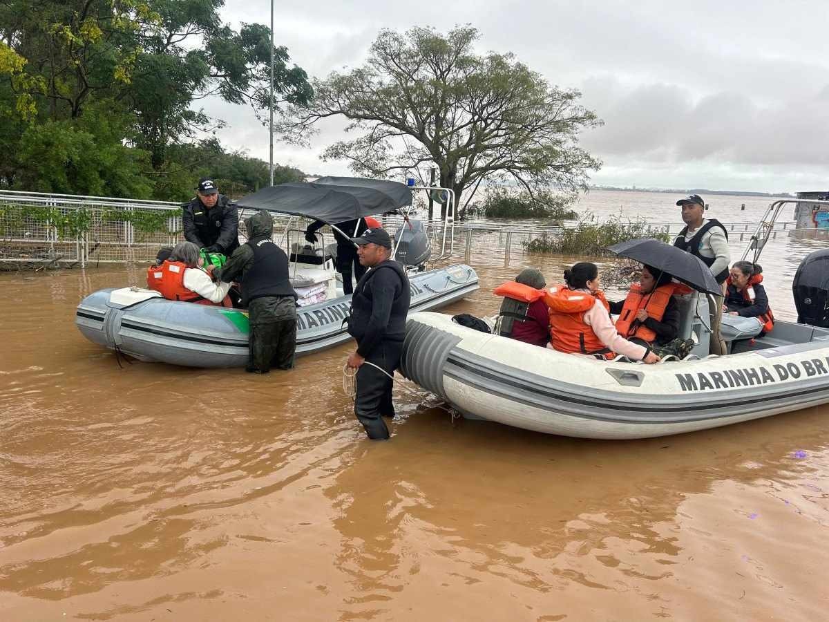 Defesa Civil alerta para novo risco de inundações na área central do RS