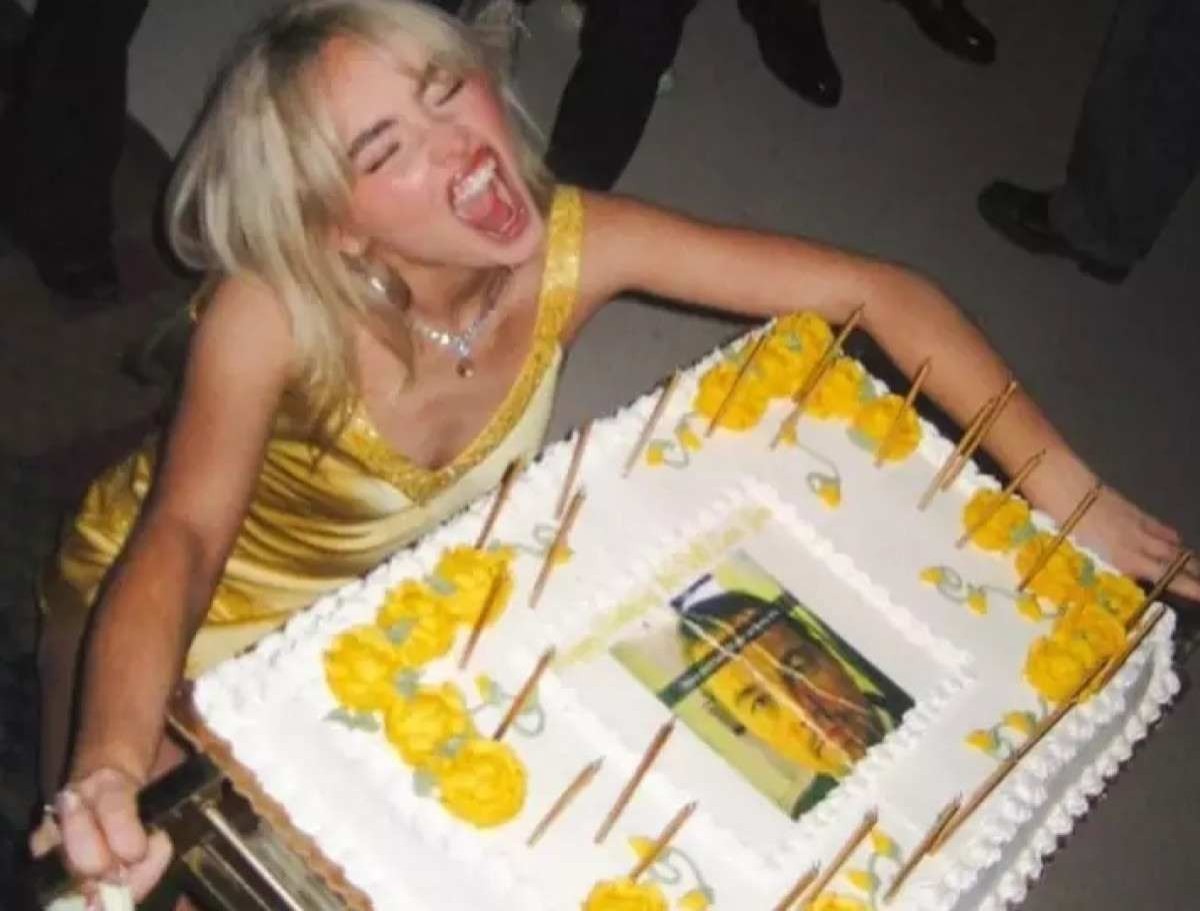 Leonardo DiCaprio vira piada em aniversário de 25 anos de Sabrina Carpenter; entenda