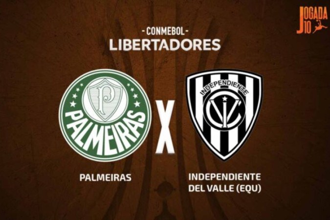 Palmeiras duela contra o Del Valle podendo garantir primeira posição do grupo -  (crédito: Foto: Arte/Jogada10)