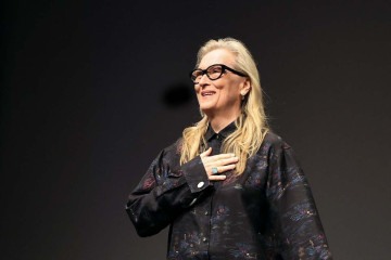 A lendária atriz Meryl Streep foi homenageada no festival -  (crédito: Valery HACHE/AFP)