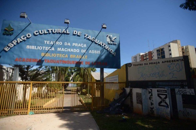 No Teatro da Praça, em Taguatinga, já se apresentaram nomes como Cássia Eller e Zeca Baleiro