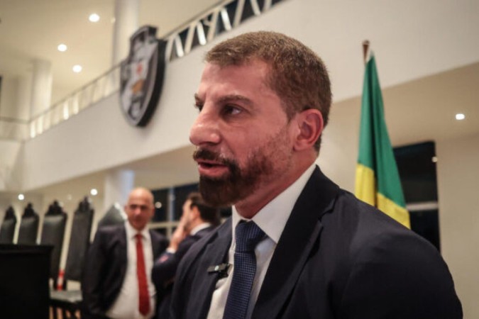 Pedrinho, presidente do Vasco, não está em sintonia com o grupo da 777 Partners -  (crédito: Foto: Reprodução / YouTube PodCast CRL)