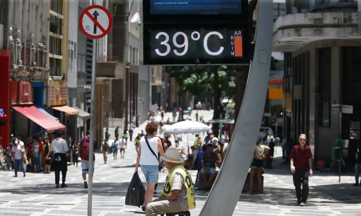 Mais de 95% da população diz ter consciência das mudanças climáticas -  (crédito: EBC)