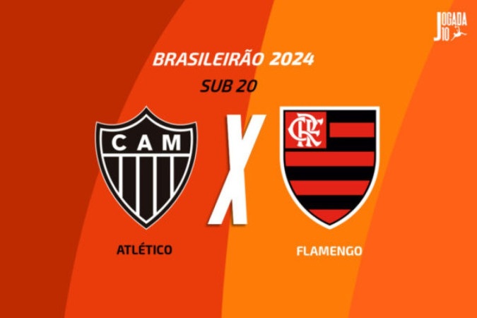 Atlético e Flamengo se enfrentam no Brasileirão Sub-20 -  (crédito: Fotos: Gledston Tavares / BH e Victor Andrade / CRF)