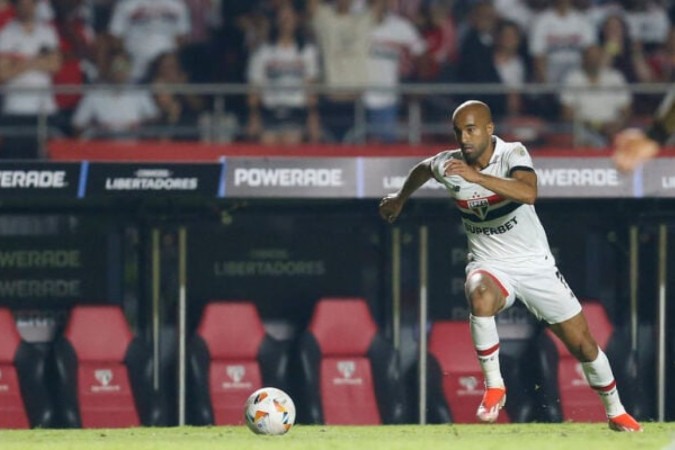 Lucas se machucou na estreia da Libertadores, no início de abril -  (crédito: Foto: Divulgação/São Paulo)