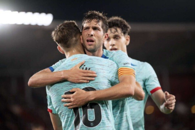 Fermín López foi o grande destaque do Barcelona na vitória sobre o Almería - Foto: Jorge Guerrero/AFP via Getty Images - (crédito: Foto: Jorge Guerrero/AFP via Getty Images) Fermín López foi o grande destaque do Barcelona na vitória sobre o Almería - Foto: Jorge Guerrero/AFP via Getty Images - (crédito: Foto: Jorge Guerrero/AFP via Getty Images)
