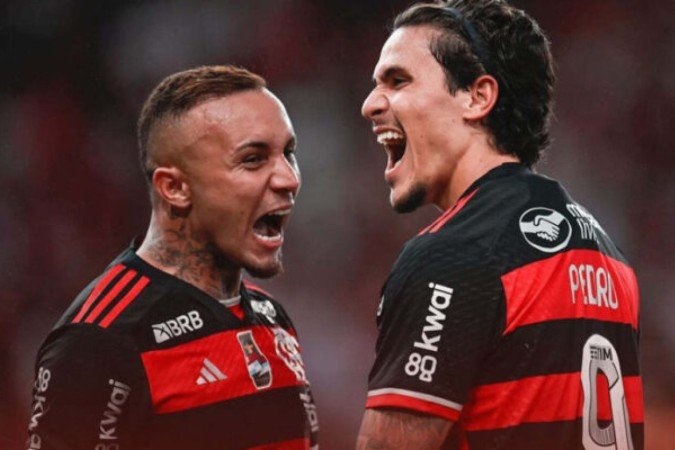 Flamengo goleia Palestino no Maracanã - (crédito: Foto: Pablo Porciuncula/AFP) Flamengo goleia Palestino no Maracanã - (crédito: Foto: Pablo Porciuncula/AFP)