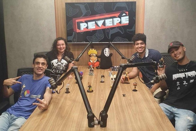 O 46° episódio do Pevepê recebeu Juliana Brito, CEO da Indie Hero e João Victor Falcão, desenvolvedor de jogos -  (crédito: Reprodução/Arquivo Pessoal)