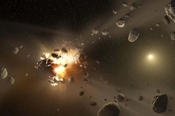 asteroides pode ser a origem da água na Terra -  (crédito: NASA/JPL-Caltech)