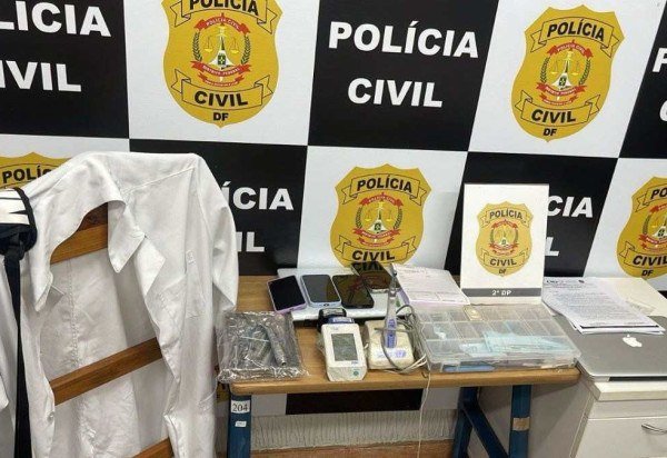 Dentista é preso por exercício ilegal da profissão -  (crédito: PCDF)