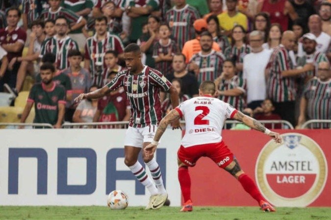 Keno em ação na vitória do Fluminense sobre o Cerro Porteño no Maracanã - (crédito: Foto: Lucas Merçon/Fluminense) Keno em ação na vitória do Fluminense sobre o Cerro Porteño no Maracanã - (crédito: Foto: Lucas Merçon/Fluminense)