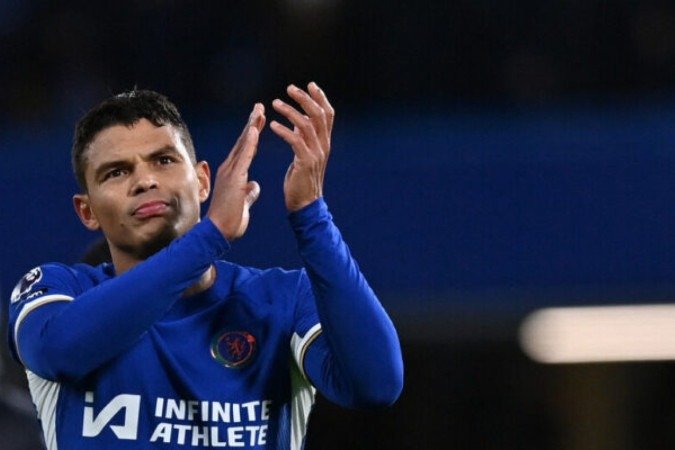 Thiago Silva chegou ao Chelsea em 2020 -  (crédito: Foto: Glyn Kirk/AFP via Getty Images)