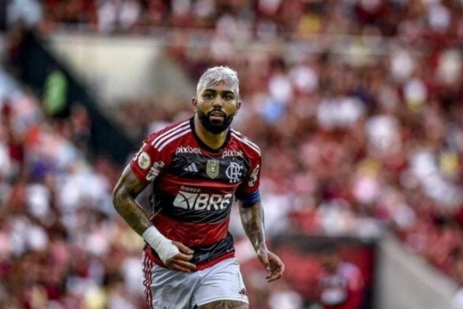 Gabigol em campo pelo Flamengo -  (crédito: Foto: Divulgação/Flamengo)