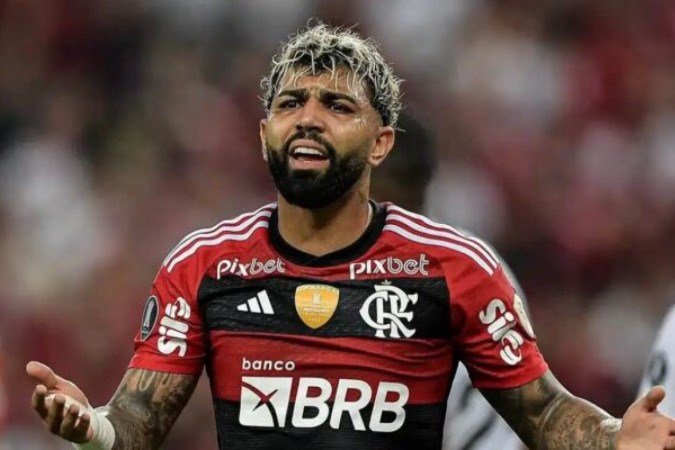Gabigol com camisa do Corinthians - (crédito: Foto: Reprodução/Internet) Gabigol com camisa do Corinthians - (crédito: Foto: Reprodução/Internet)