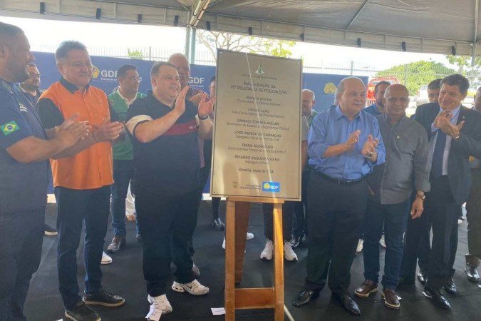 Ibaneis inaugura nova sede da 35ªDP - (crédito: Giulia Luchetta) Ibaneis inaugura nova sede da 35ªDP - (crédito: Giulia Luchetta)