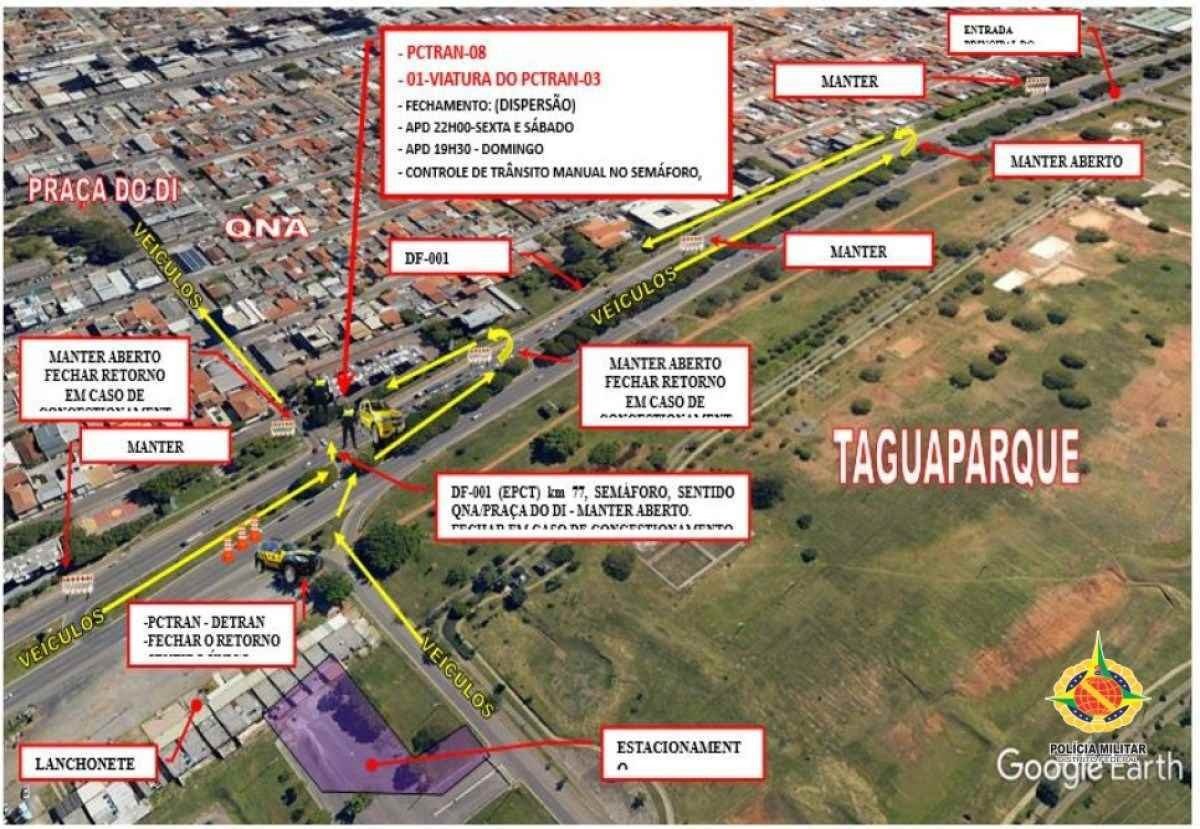 Alteração do trânsito durante o Pentecostes 2024 