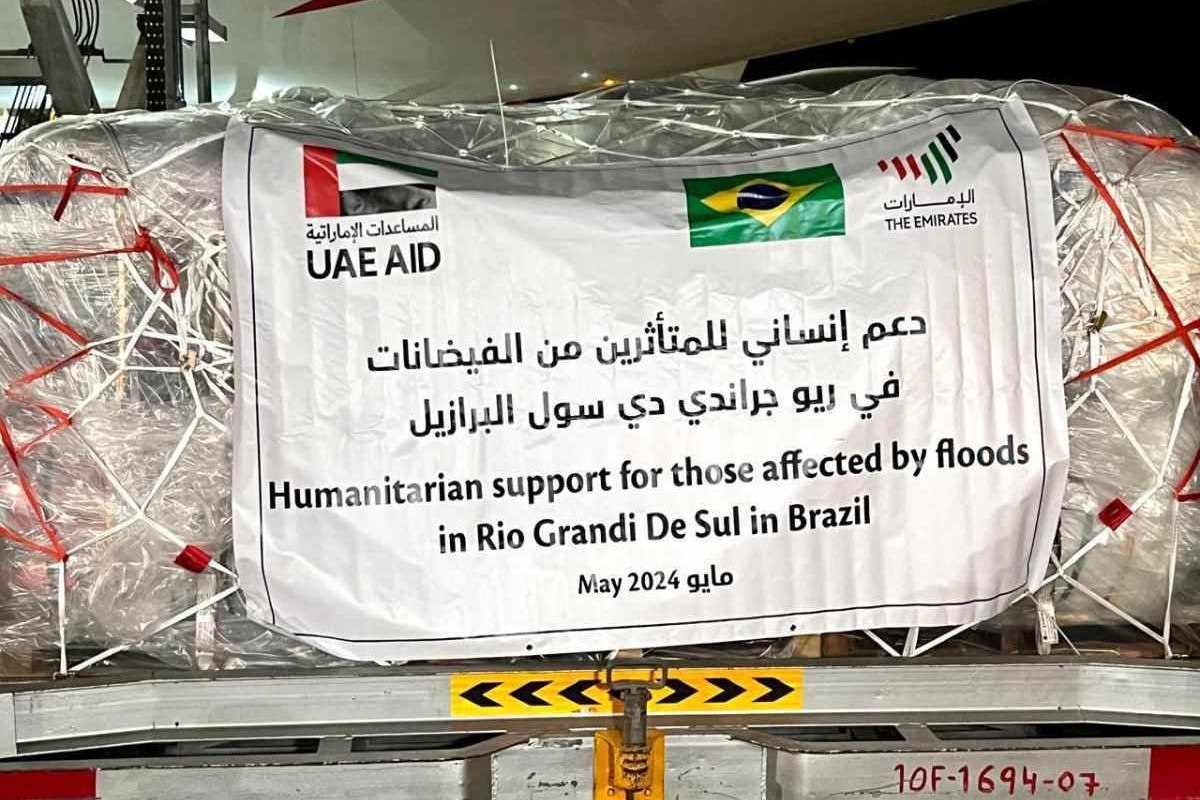 Emirados Árabes doam ao Brasil