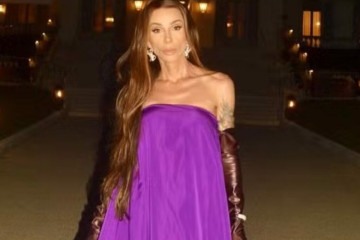 Maya Massafera surge em Cannes com vestido elegante -  (crédito: Observatorio dos Famosos)