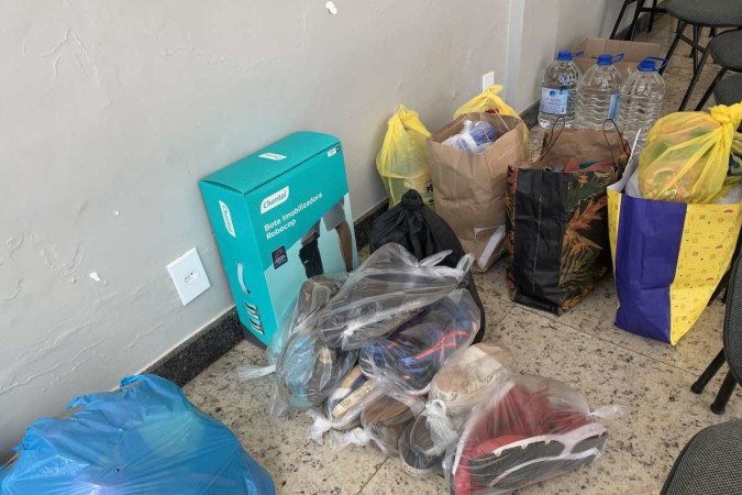 Doações dos moradores do Ville de Montagne