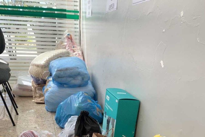 Doações dos moradores do Ville de Montagne