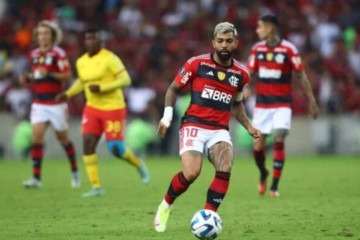 Imagem de Gabigol com camisa do Corinthians causou desconforto no Flamengo  -  (crédito: Foto: Reprodução/Internet)