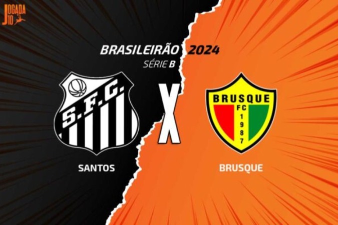 Santos x Brusque -  (crédito: Foto: Arte Jogada10)