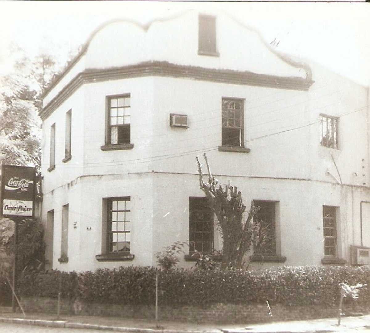 Casa do Peixe em abril de 1992. Casarão tem mais de 70 anos.